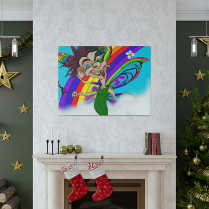 Rainbow Mischief Fairy - Die Alien-Canva