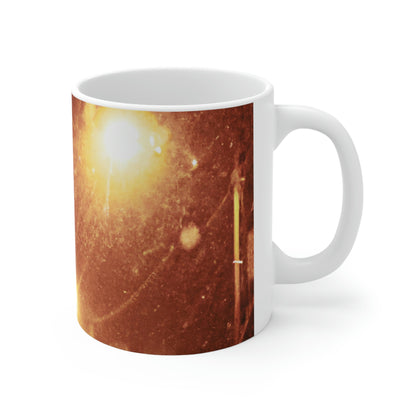 "Twinkle Snow Steps" - Taza de cerámica The Alien 11 oz