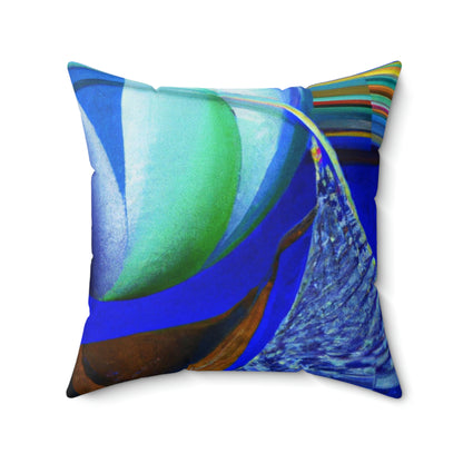 "Drifting: A Father and Son's Voyage Through Life" - The Alien Square Pillow