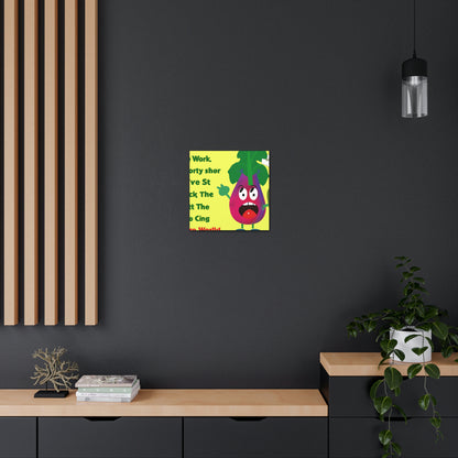 'Die singende Vegtalution' - Die Alien-Canva