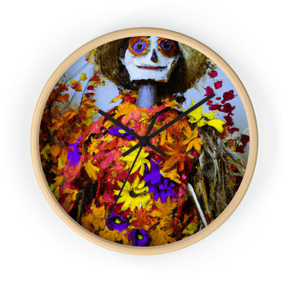 "Autumn Scarecrow Blues" - The Alien Wall Clock