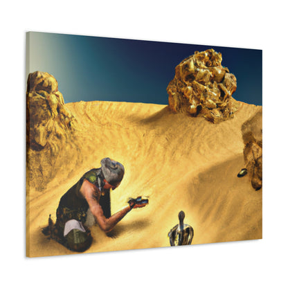 "Treasure Hunt in the Desert" - The Alien Canva