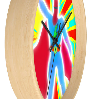 "The Vibrant Superhero" - The Alien Wall Clock