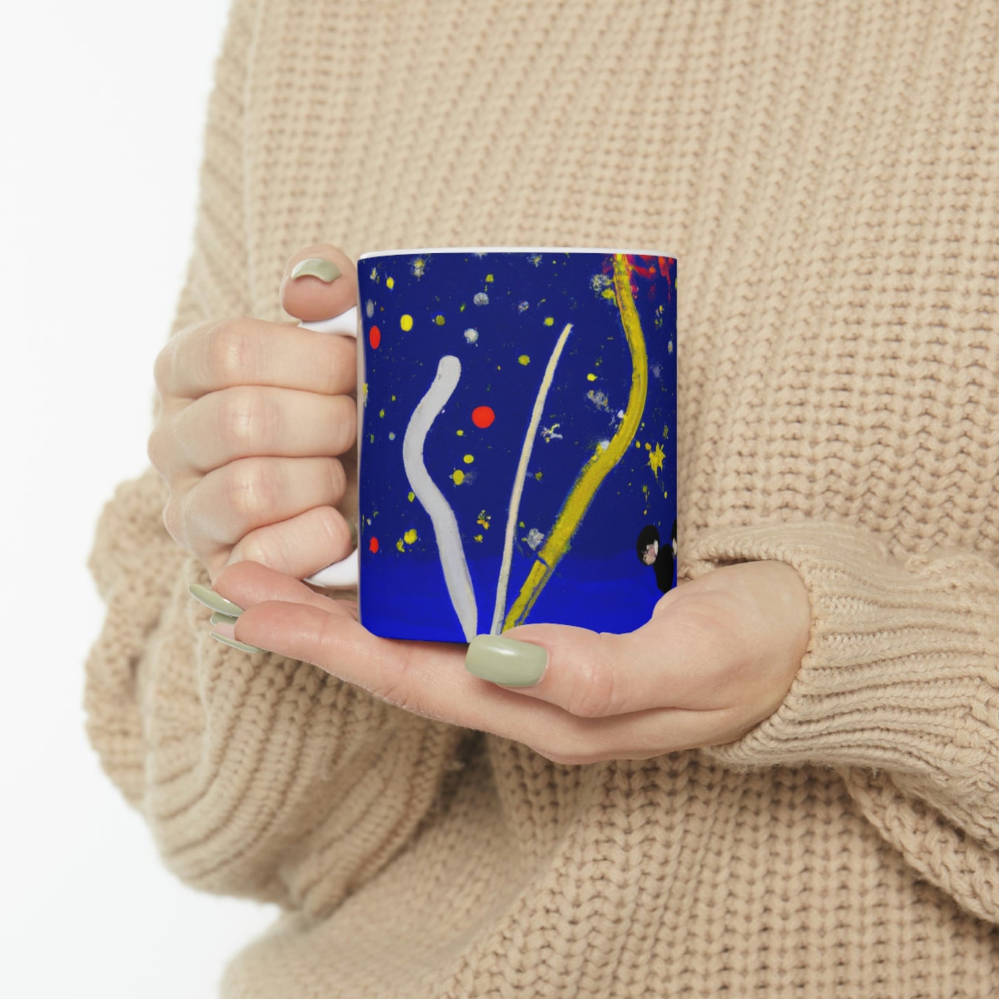 "A Spark of Solitude" - The Alien Ceramic Mug 11 oz