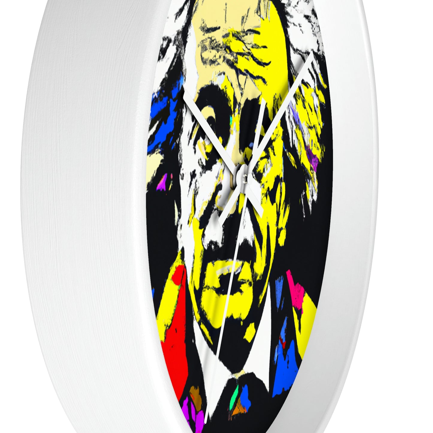 "Albert Einstein: A Pop Art Portrait" - The Alien Wall Clock