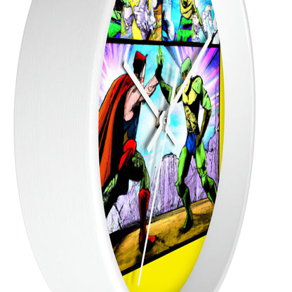 Superhero Showdown! - The Alien Wall Clock