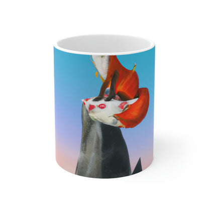 The Fox That Peaketh on the Mountain - The Alien Taza de cerámica 11 oz