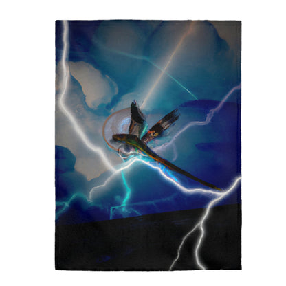 "Draco in the Tempest" - The Alien Velveteen Plush Blanket