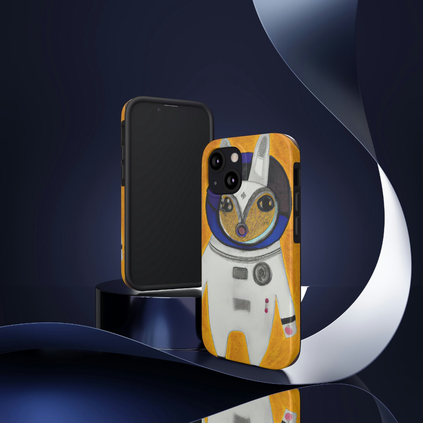 "Hopping to the Moon: Die weltraumgebundenen Abenteuer eines schelmischen Kaninchens". - Die Alien Tough Phone Cases