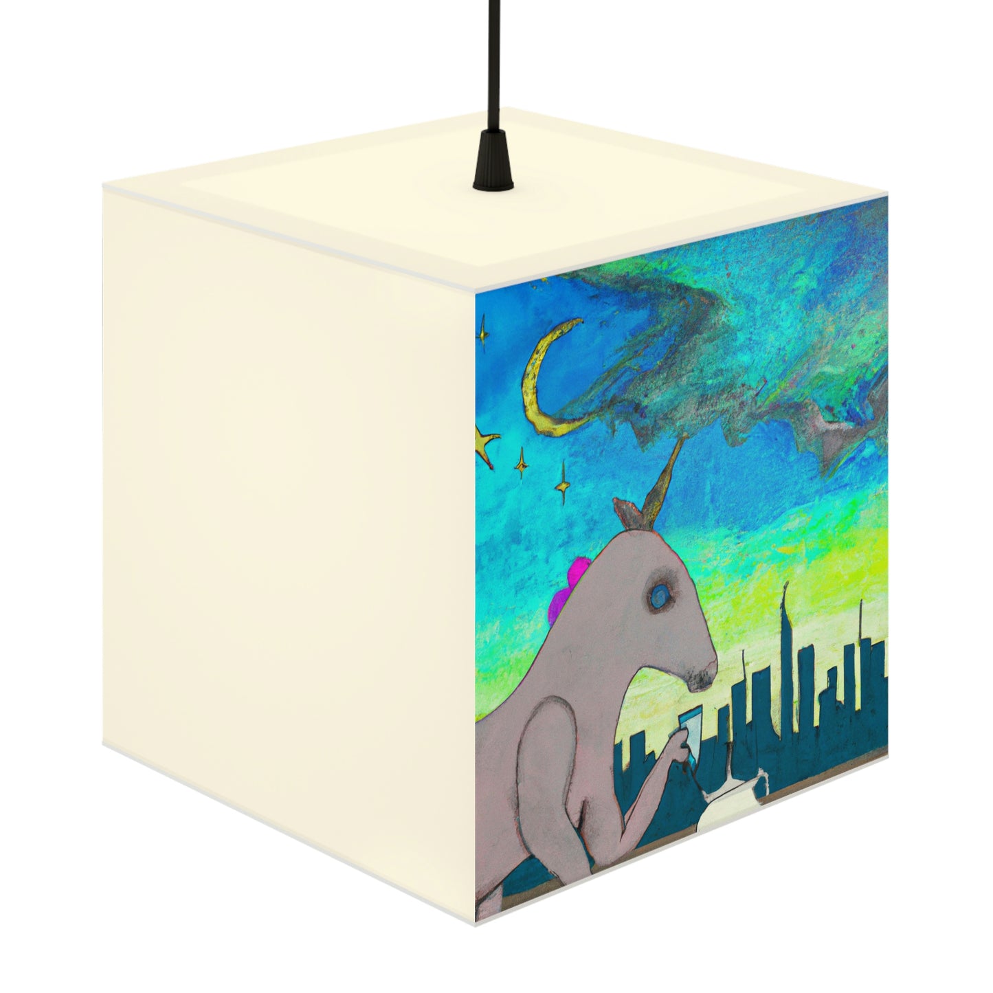 "Majestic Morning Reflections" - The Alien Light Cube Lamp