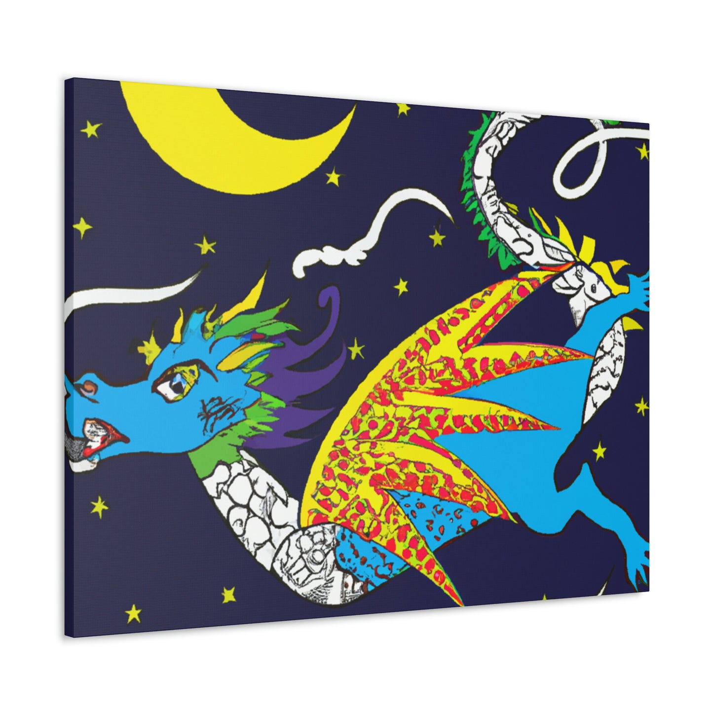 "Midnight Flight of the Dragon" - The Alien Canva