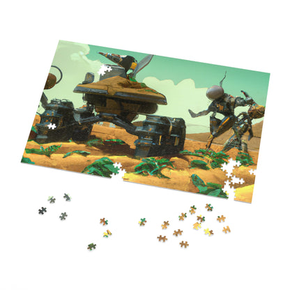 "Harvesting Hope: A Post-Apocalyptic Tale of Robot Farmers" - The Alien Jigsaw Puzzle