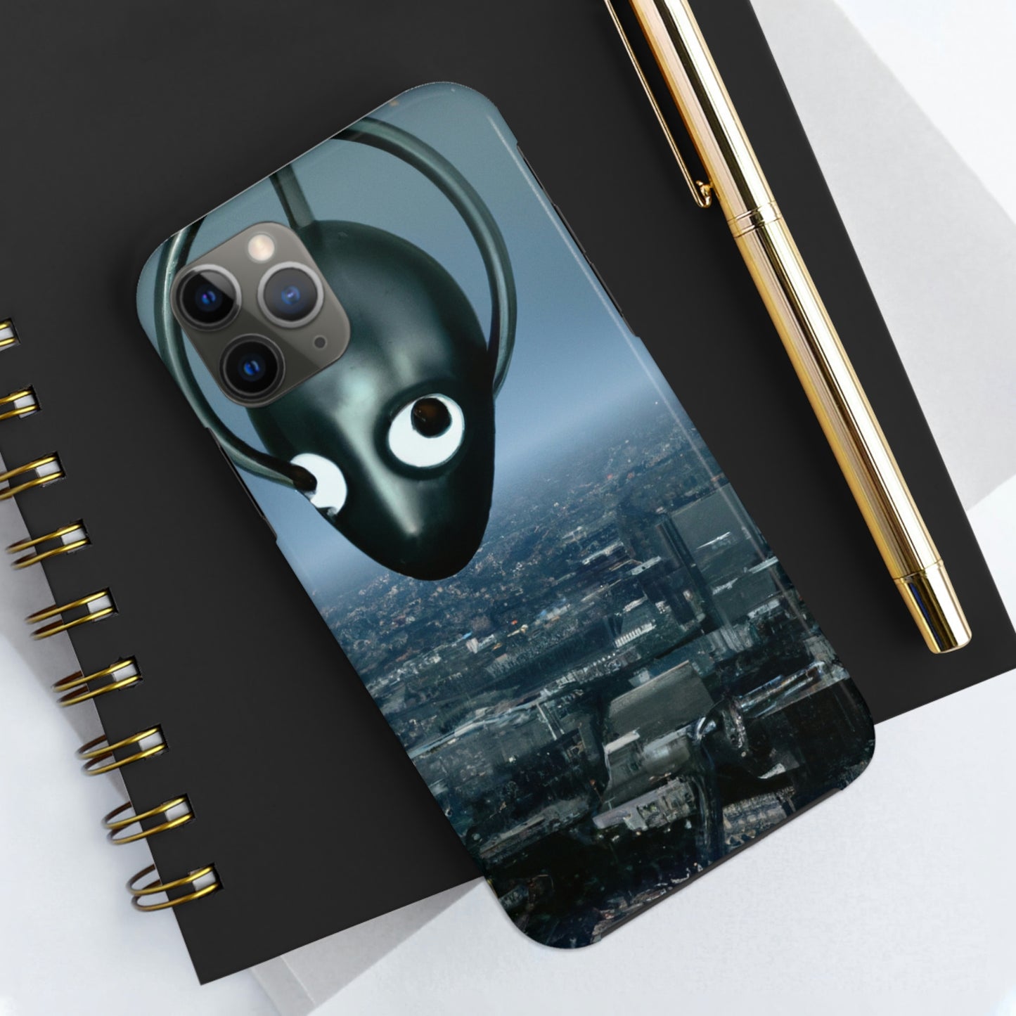 "A Distant Spark: An Alien's Search for Sanctuary in the City." - The Alien Tough Phone Cases