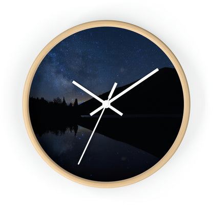 "A Starlit Tranquility" - The Alien Wall Clock