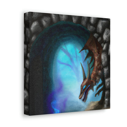 "The Dragon and the Forbidden Portal" - The Alien Canva