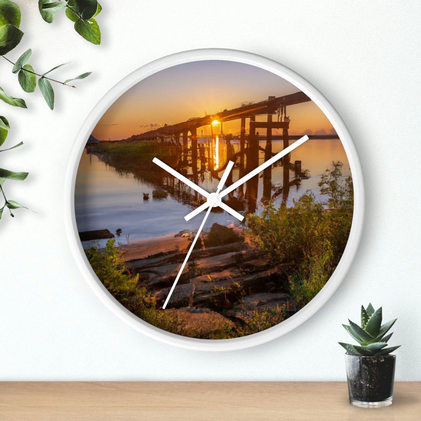 "Eternal Sunrise" - The Alien Wall Clock