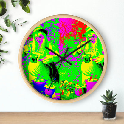 "A Witch's Garden Spellbook" - The Alien Wall Clock