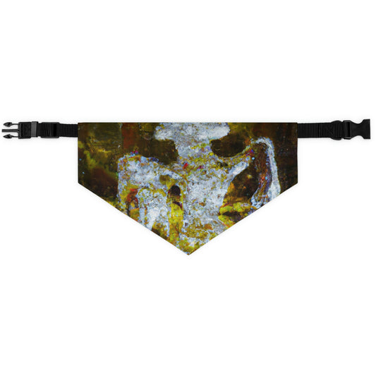 "Frozen Mystery in the Woods" - The Alien Pet Bandana Collar