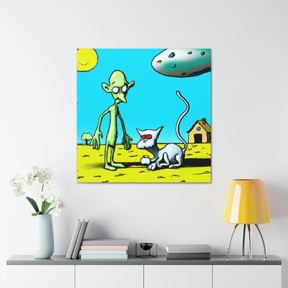 "Out of This World Friendship" - The Alien Canva