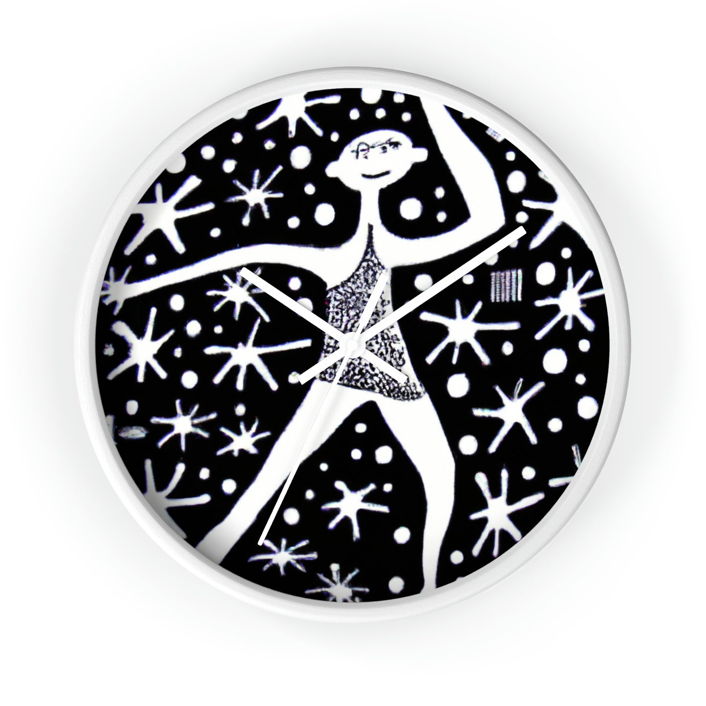 "Dancing Among the Galactic Light" - The Alien Wall Clock