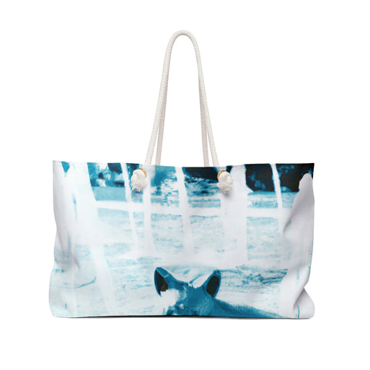 "Foxy Herumtollen im Brunnen" - Die Alien Weekender Bag