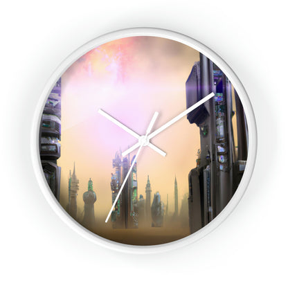 "Lost in the Cosmic Mist" - The Alien Wall Clock