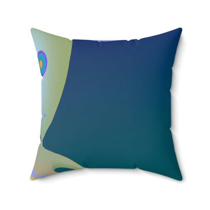 "Creating an Intergalactic Companion: Designing an Alien Pet for Kids" - The Alien Square Pillow