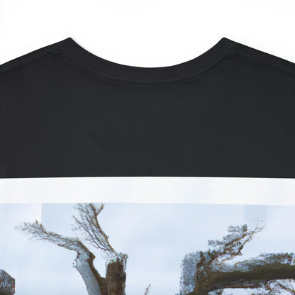 „Ein Schatten auf der Wiese: Der letzte stehende Baum“ – Das Alien-T-Shirt