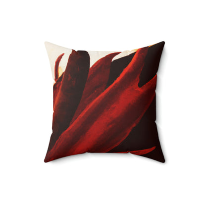 The Crimson Scourge of the Kingdom - The Alien Square Pillow