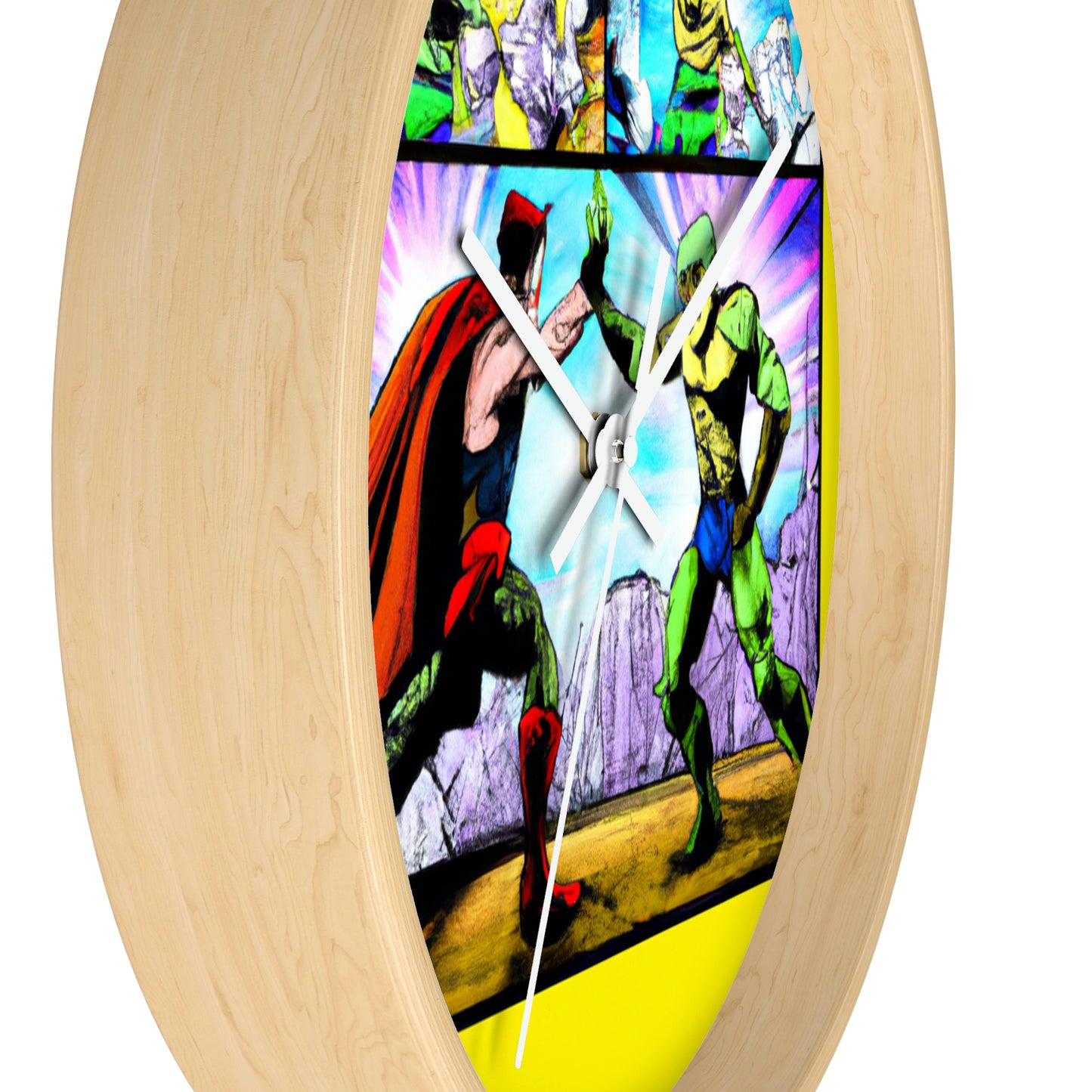 Superhero Showdown! - The Alien Wall Clock