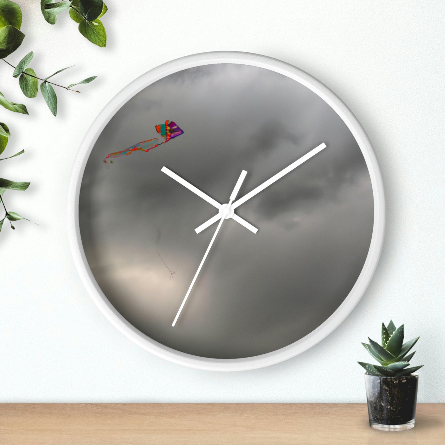 "Daring the Stormy Sky" - The Alien Wall Clock