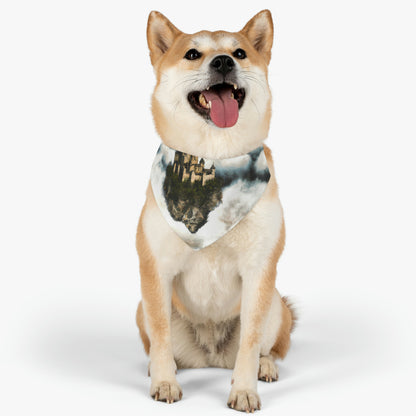 Mystic Castle in the Sky - The Alien Pet Bandana Collar