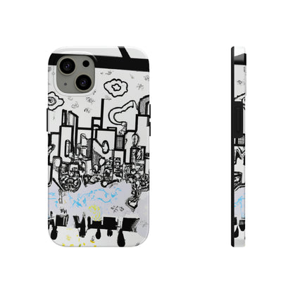 "Ghostly Haze: The Forgotten City". - The Alien Tough Phone Cases