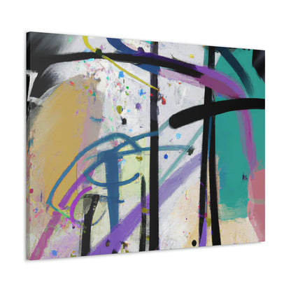 "Abstract Reflections: Battling My Difficult Situation" - Canvas