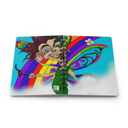 Rainbow Mischief Fairy - The Alien Spiral Bound Journal