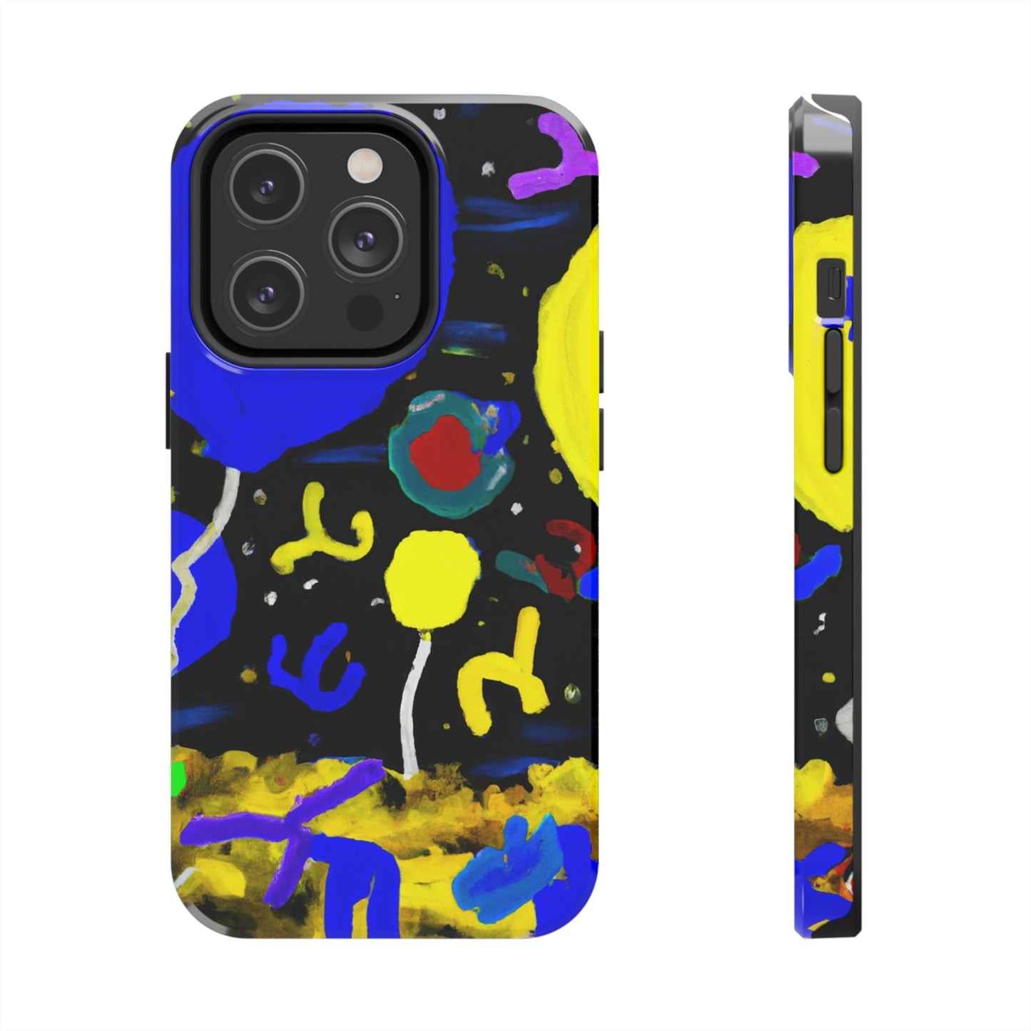 "A Starry Night Rainbow" - The Alien Tough Phone Cases