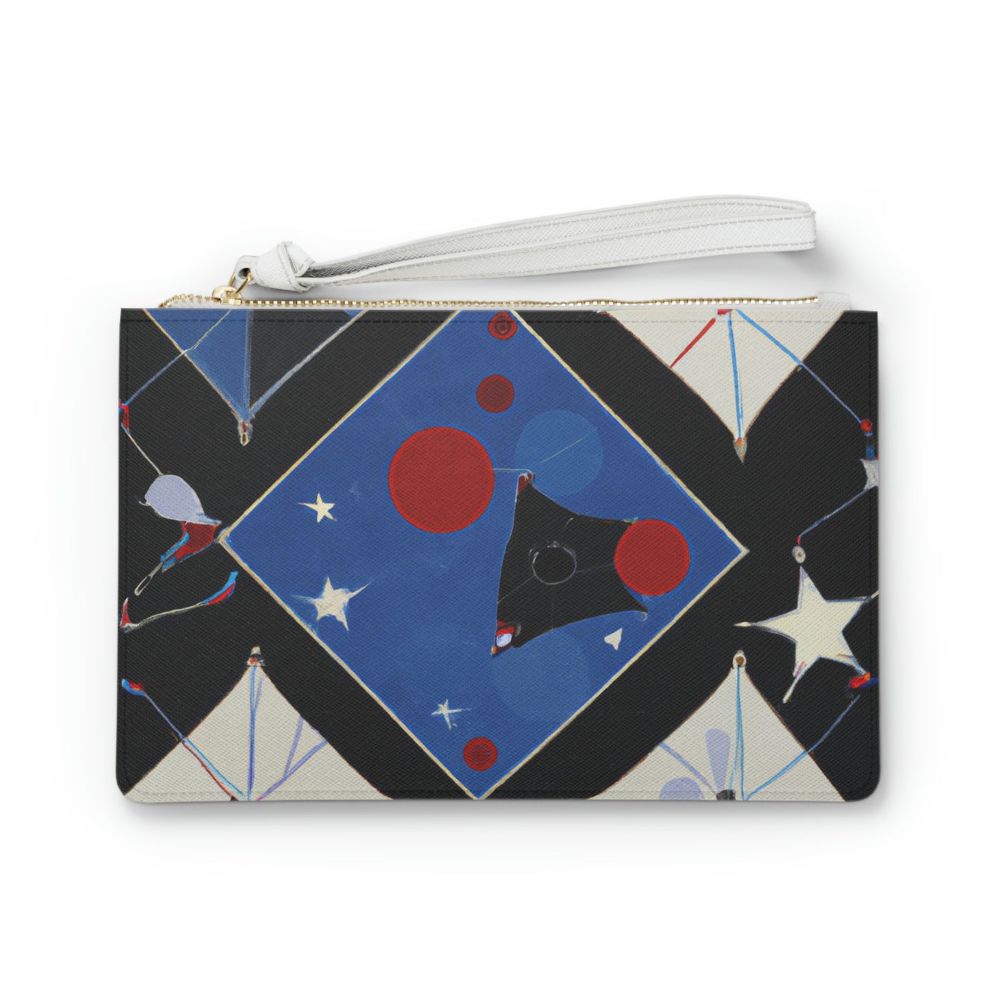 "Kites Illuminating the Starry Sky" - Die Alien Clutch Bag