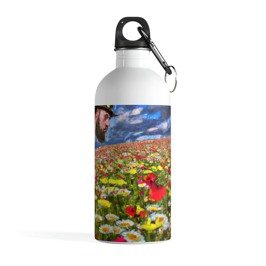 "A Blissful Tour of Floral Splendor" - The Alien Stainless Steel Water Bottle
