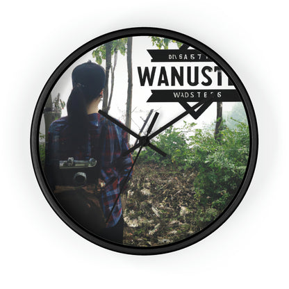 "Lost in Time: Exploring Forgotten Memories Through Wanderlust" - The Alien Wall Clock