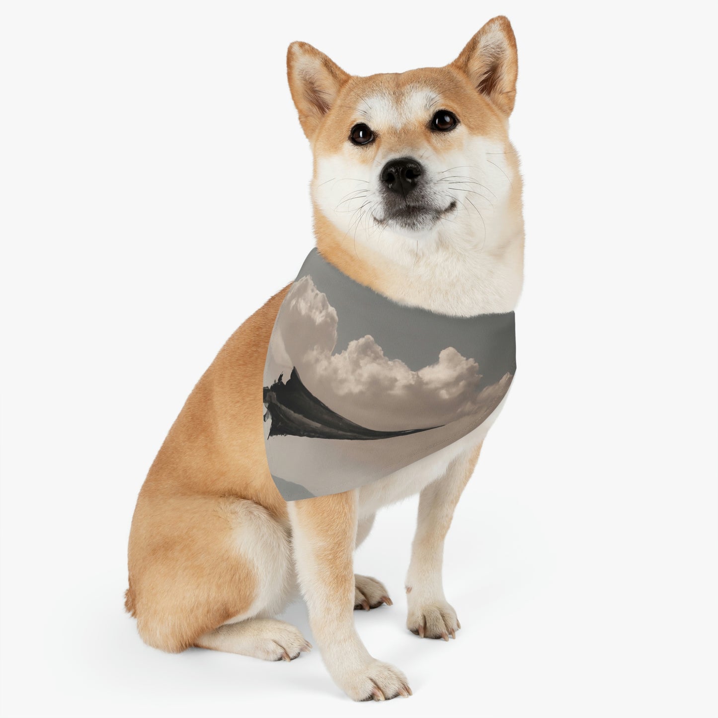 "A Warrior's Last Stand: The Battle Against the Metal Dragon" - The Alien Pet Bandana Collar