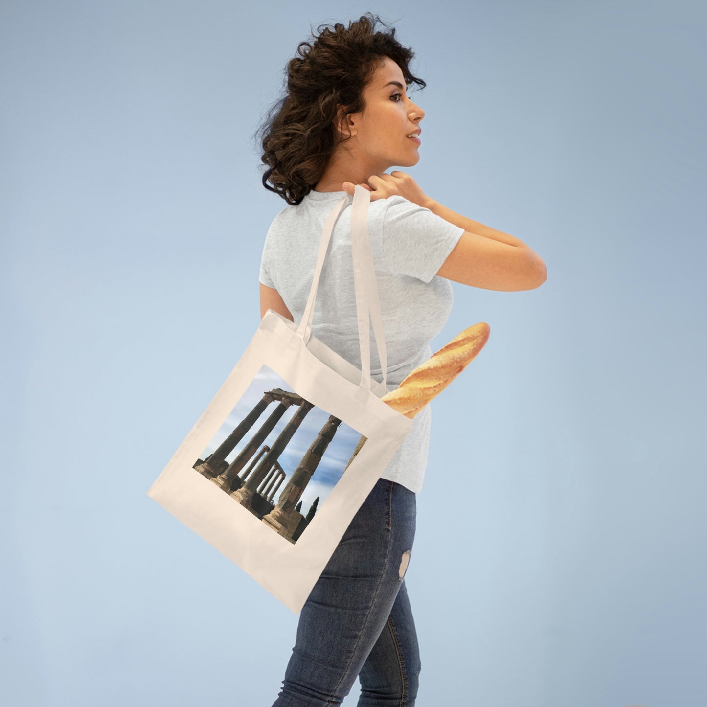 "Lost in Ancient Ruins: A Wanderlust Odyssey" - The Alien Tote Bag