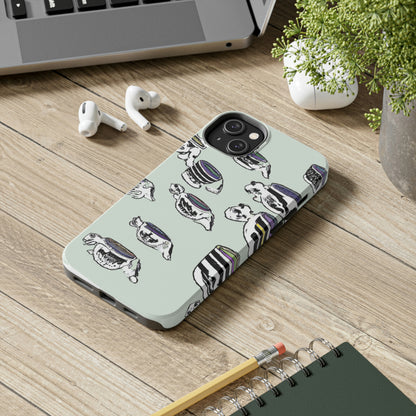 "Eine schnurrende, kostbare Teeparty-Parade" - Die Alien Tough Phone Cases