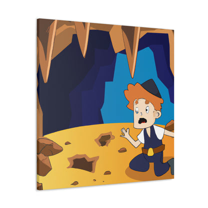 "The Mysterious Cave of the Brave Explorer" - The Alien Canva