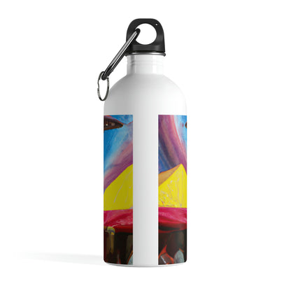 "Fair Invaders: A Cosmic Crash Course" - The Alien Stainless Steel Water Bottle