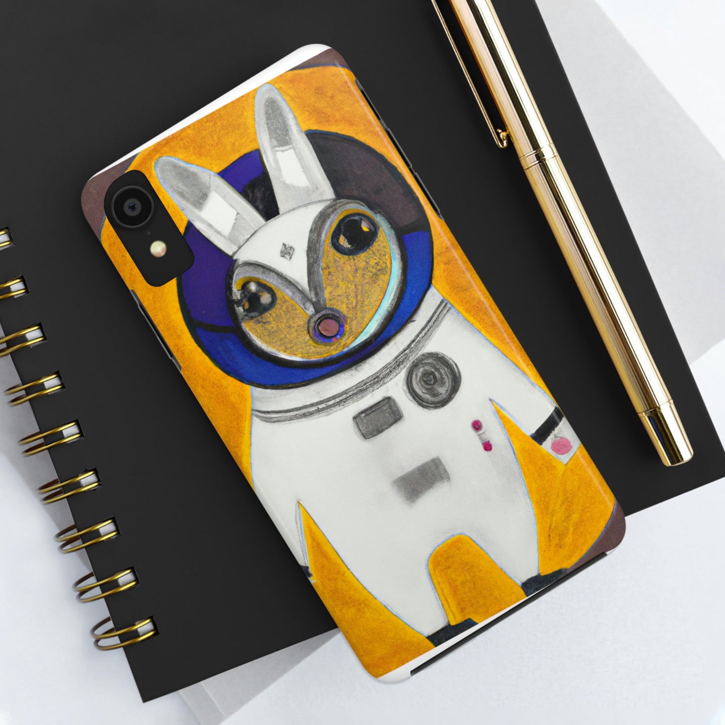 "Hopping to the Moon: Die weltraumgebundenen Abenteuer eines schelmischen Kaninchens". - Die Alien Tough Phone Cases