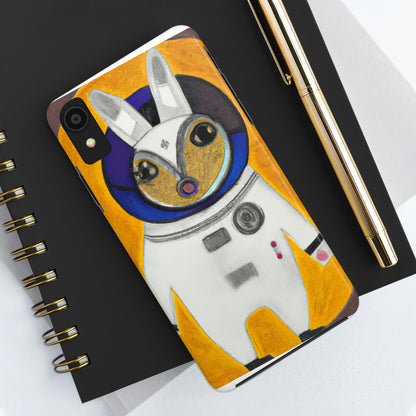 "Hopping to the Moon: Die weltraumgebundenen Abenteuer eines schelmischen Kaninchens". - Die Alien Tough Phone Cases