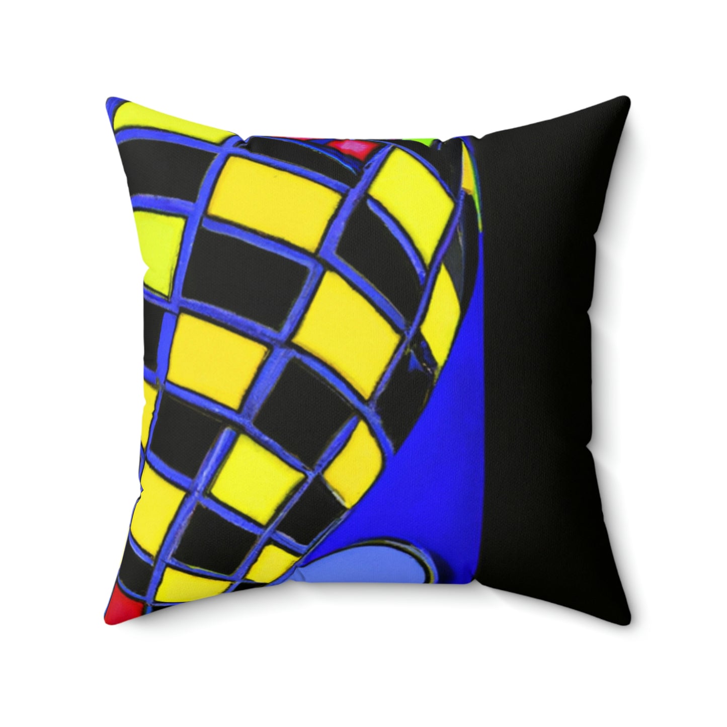 "Enchanted Midnight Flight" - The Alien Square Pillow