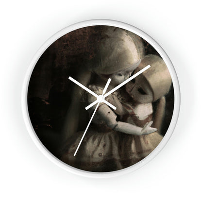 "A Melancholy Tango of Two Dolls" - The Alien Wall Clock