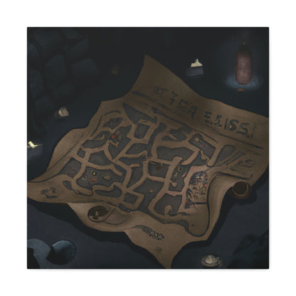 "The Secret of the Map's Puzzle" - The Alien Canva