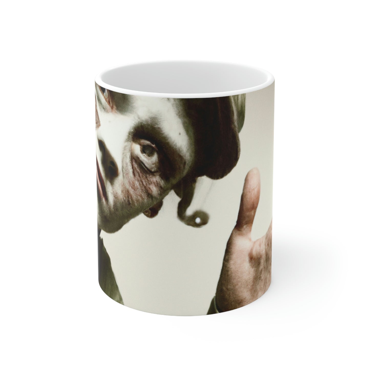 "The Wandering Zombie Hitchhiker" - The Alien Ceramic Mug 11 oz